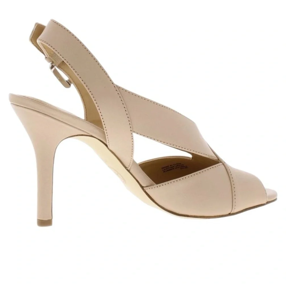 Michael KORS Becky Nude Open Toe  Heel Sandals